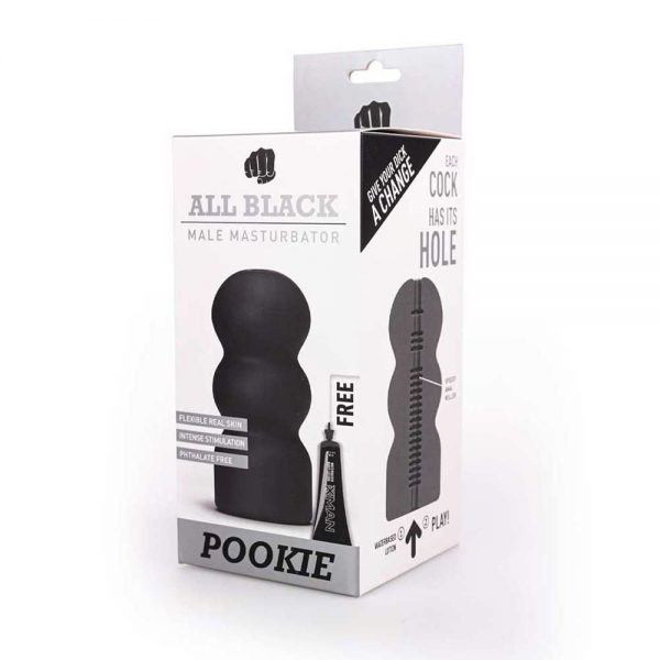 All Black - Real Skin Touch Masturbator - Pookie