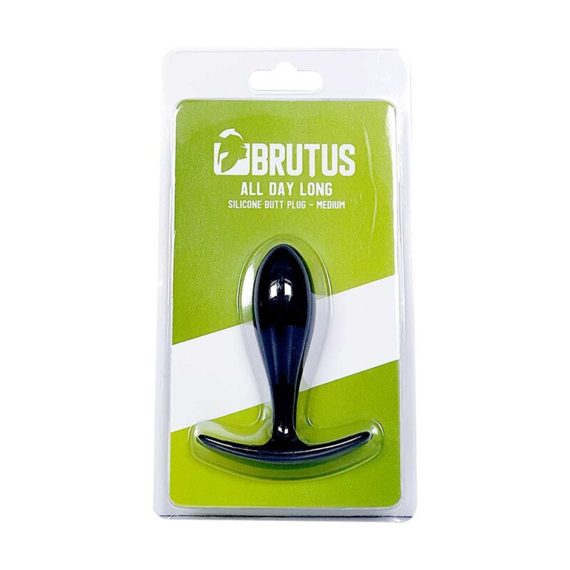 All Day Long Silicone Butt Plug M Black BRUTUS 5
