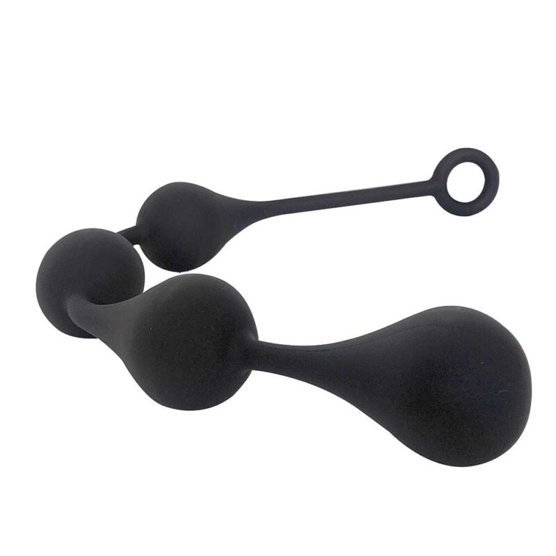 Hot Drops - Silicone Ass Balls Ø 50 mm. - XL - Black BRUTUS