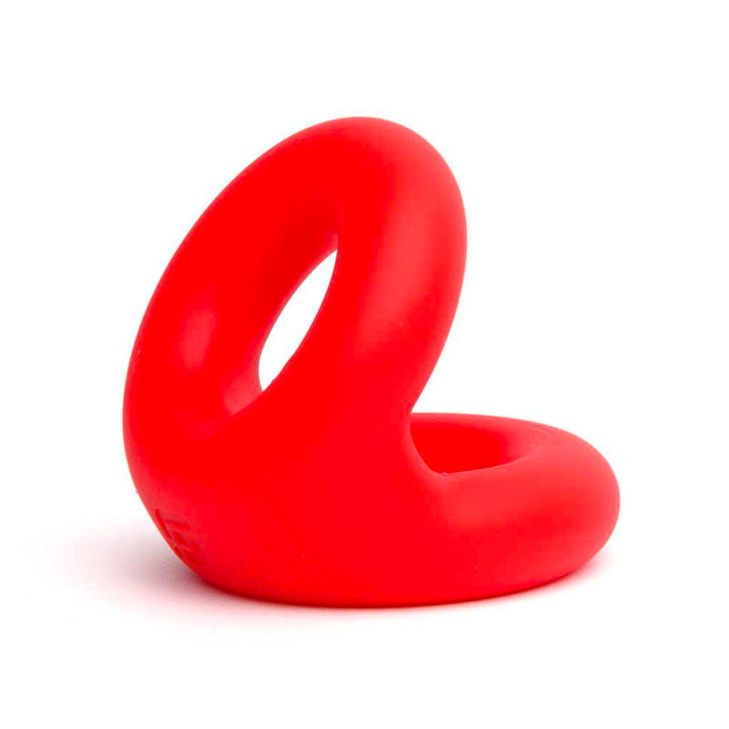 Liquid Silicone Rugby Ring - Red