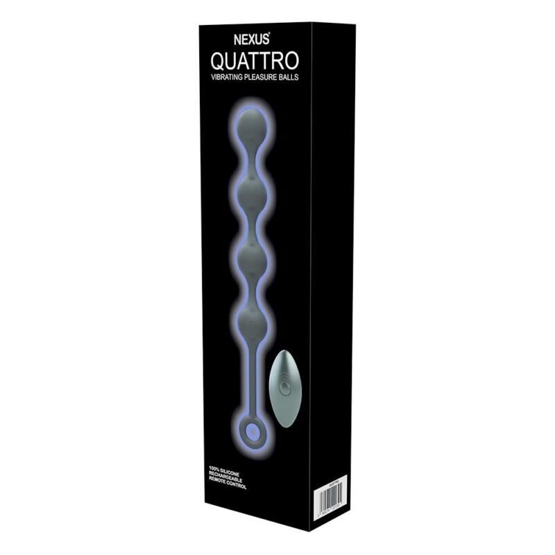 Nexus Quattro Remote Control Vibrating Pleasure Beads Blac 1 1