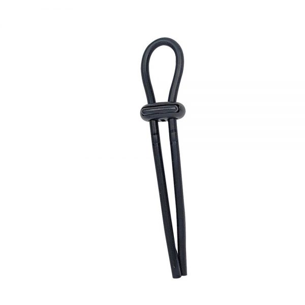 Tight 'N' Hard - Silicone Cock Ring 5 mm. - Black