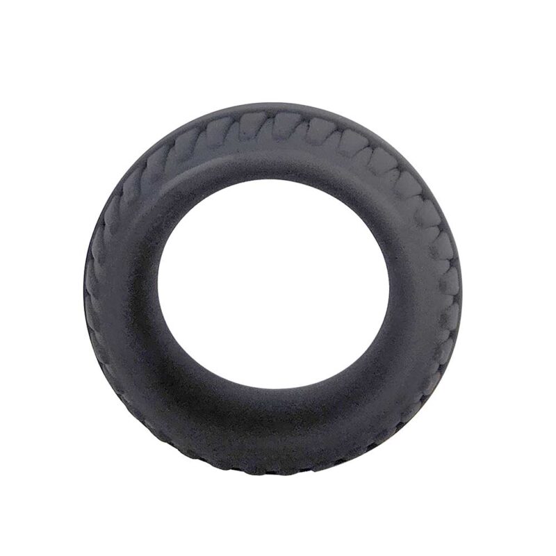 Tractor - Liquid Silicone Cock Ring - M - Black BRUTUS