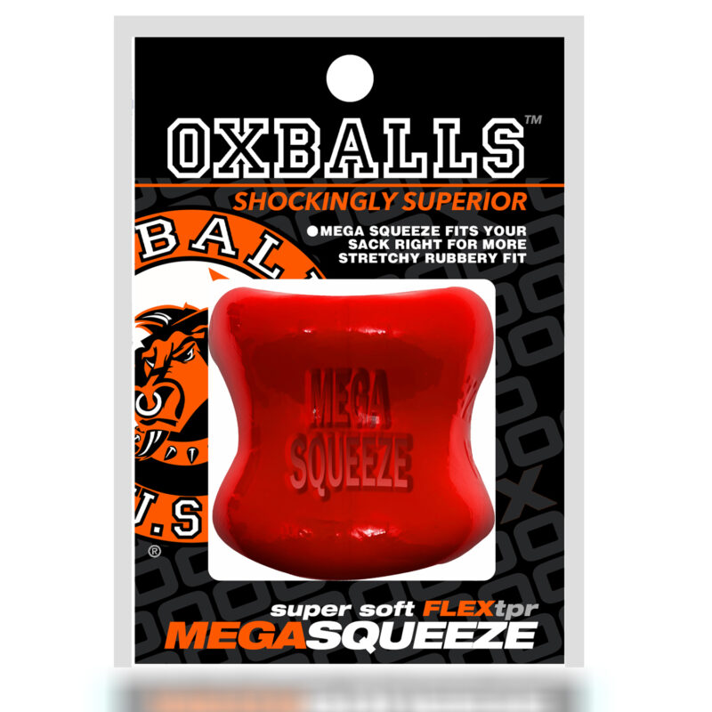 139666 OXBALLS MEGA SQUEEZE ballstretcher RED 05