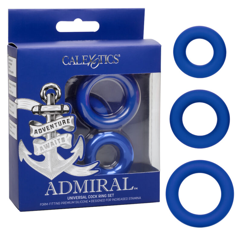 139510 Admiral Universal Cock Ring Set