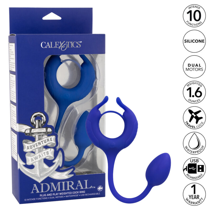 139511 Admiral Plug and Play Weighted Cock Ring 5