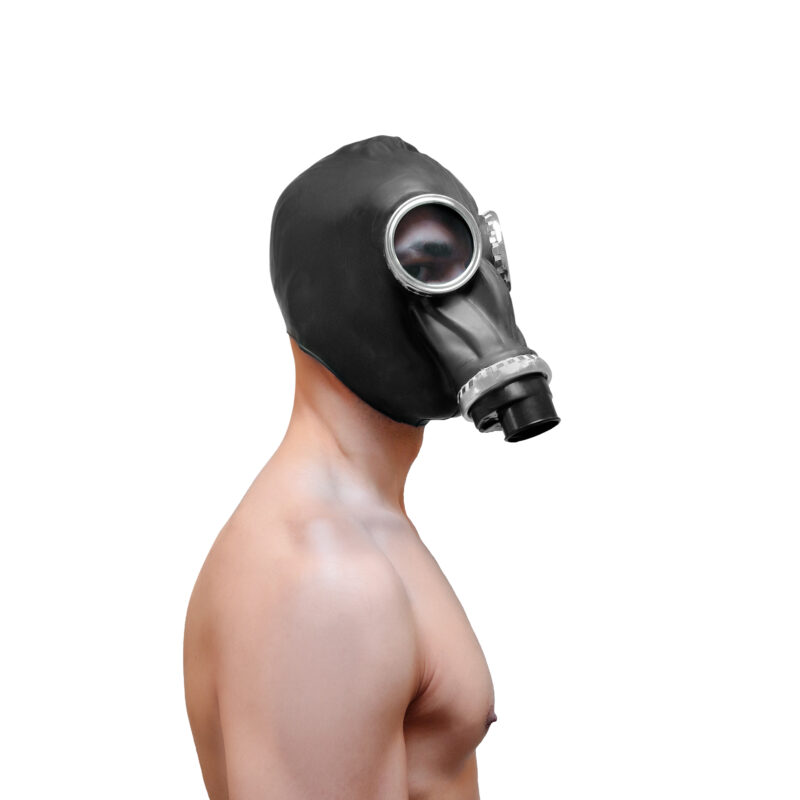 Full Rubber Gas Mask Gasmasker - Afbeelding 4