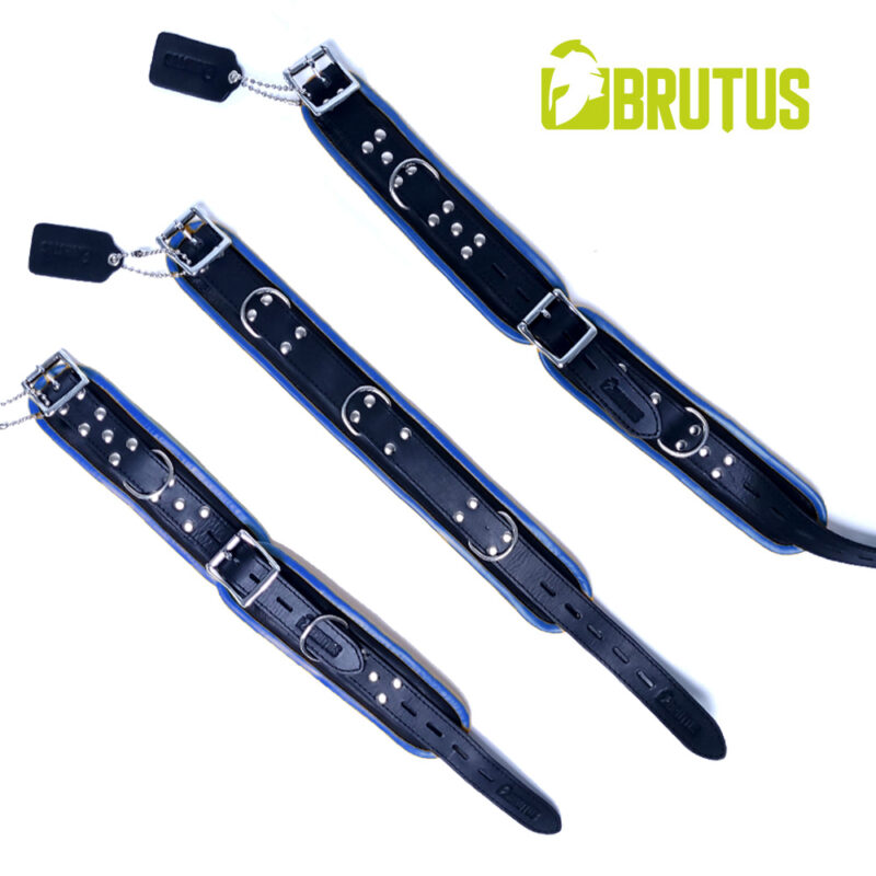 BRUTUS Leather Black Blue