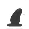 BRUTUS Bum Buddy - Invictus M - Supersoft Silicone Buttplug 63 mm - Afbeelding 2