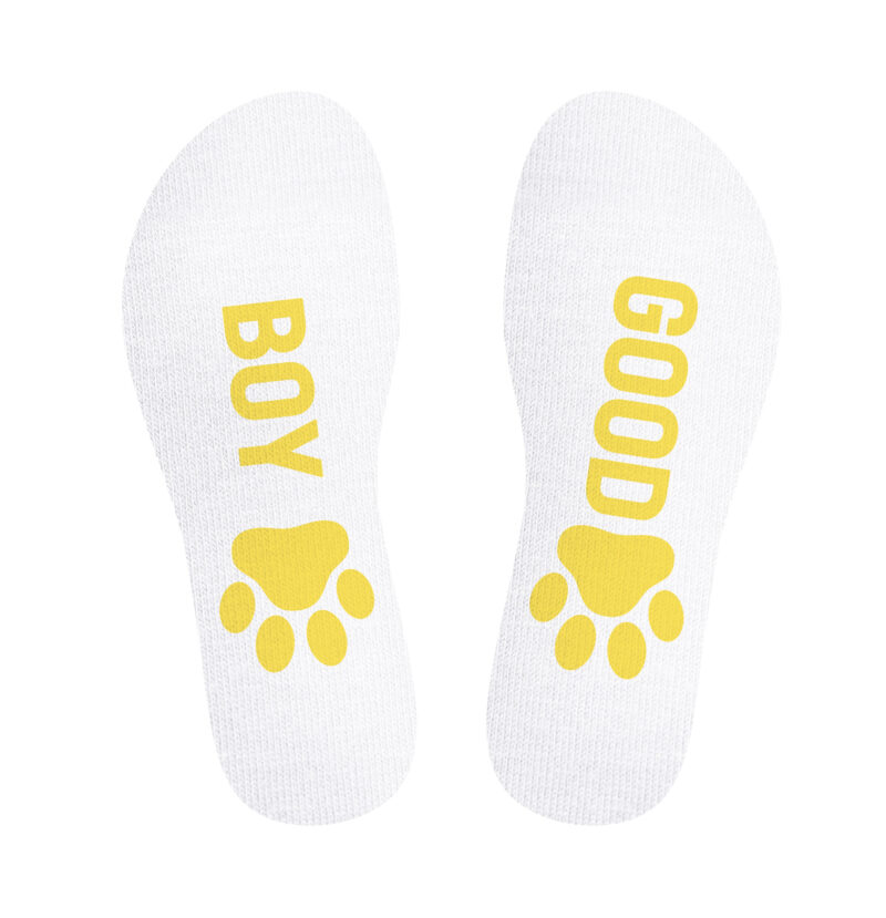 140170 SneakXX Sneaker Socks GOOD BOY Yellow 02 scaled