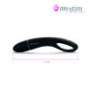 Mystim Current Conrad E-Stim Dildo Black - Afbeelding 4