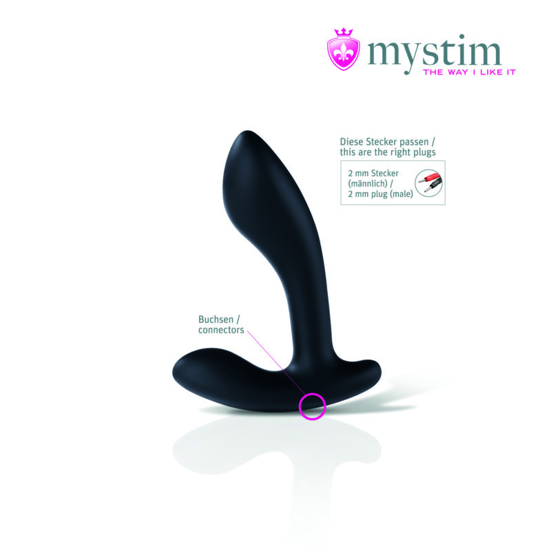 140263 Mystim Flexing Flavio E Stim Prostate Stimulator Black 05