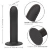 Boundless 7,00 inch / 17,75 cm Smooth Strap-on Plug - Afbeelding 10