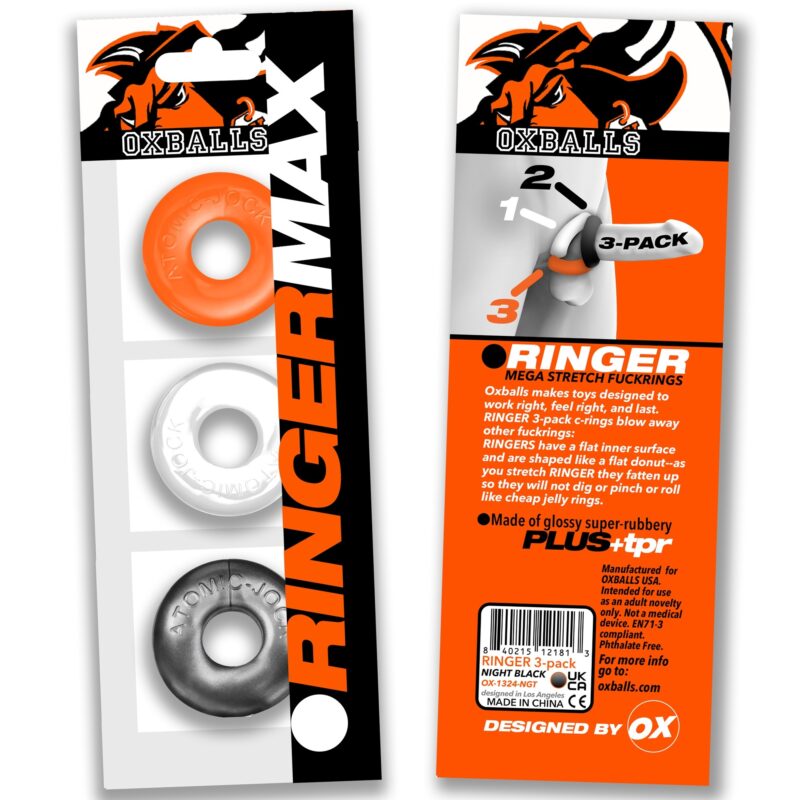 Oxballs RINGER MAX 3-Pack Cockrings Hazzard - Afbeelding 3