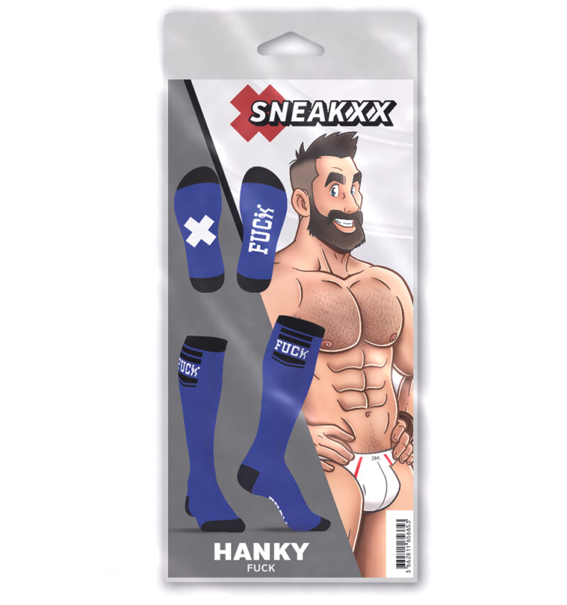 140439 SneakXX Football Socks FUCK 04