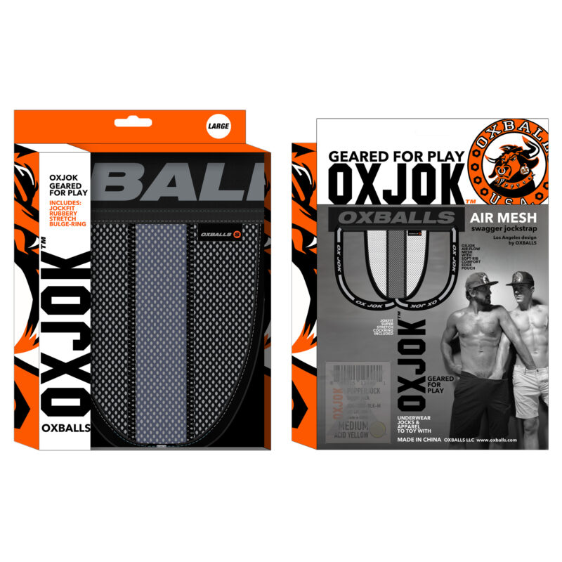 140455 OXJOK AIRMESH Upthrust Slider Jock Tar Black P