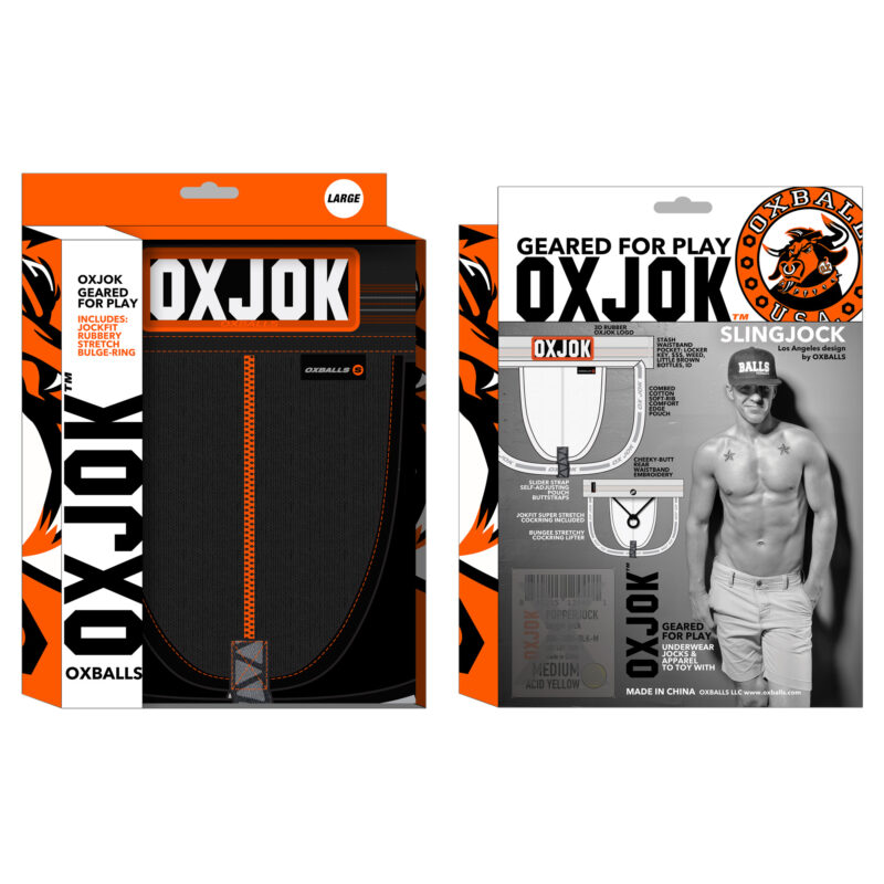 OXJOK SLINGJOCK Upthrust Slider Jock Black Iron P