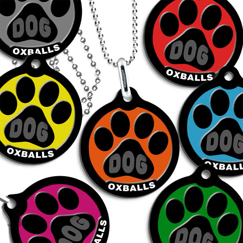 OXJOK DOGPACK 6 Tag Dog Jock Black Silver 05