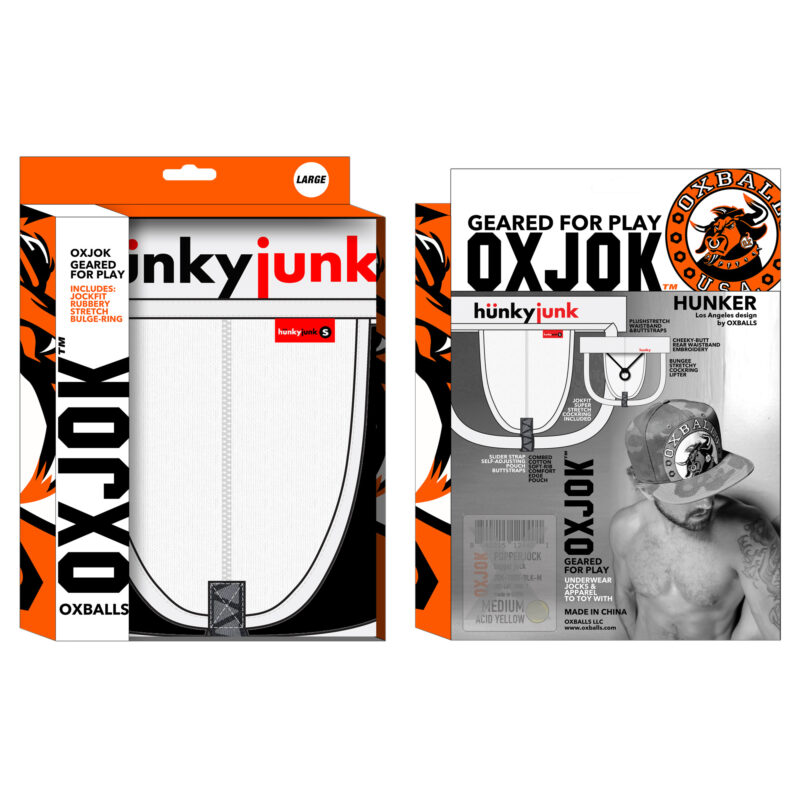 OXJOK HUNKER Comfy Pouch Slider Jock White Snow 02