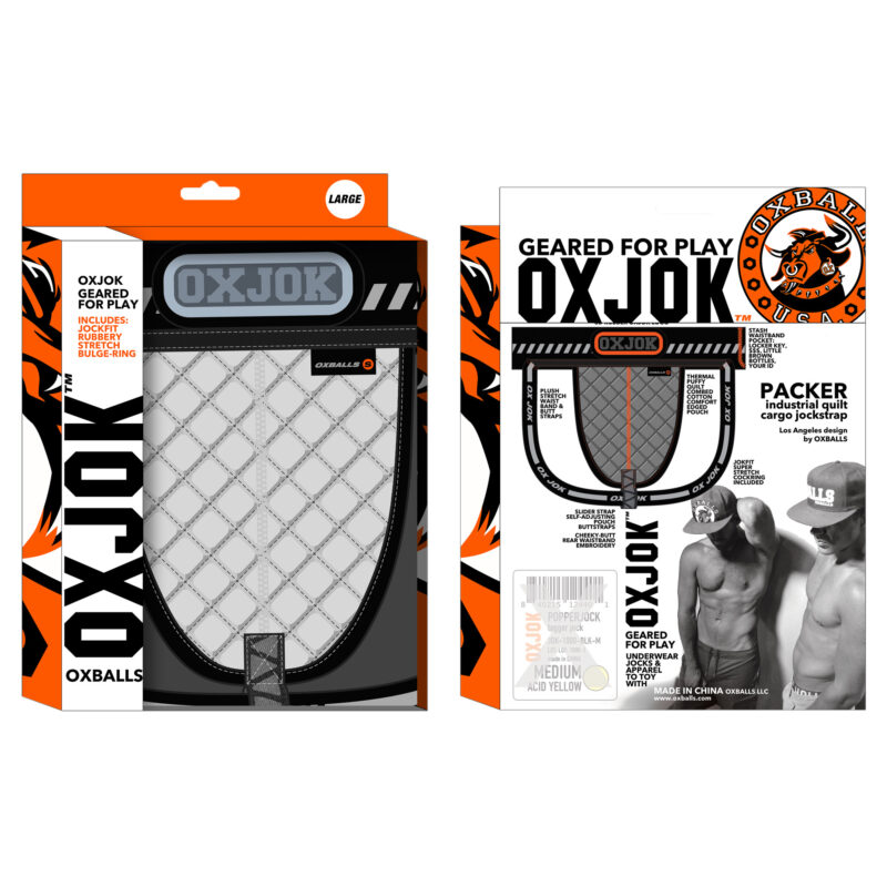 OXJOK PACKER Cargo Quilt Slider Jock White Snow P