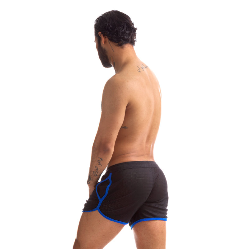 665 Rally Shorts Black Blue 04 scaled