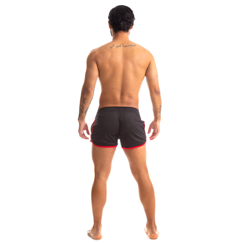 665 Rally Shorts Black Red 04 scaled