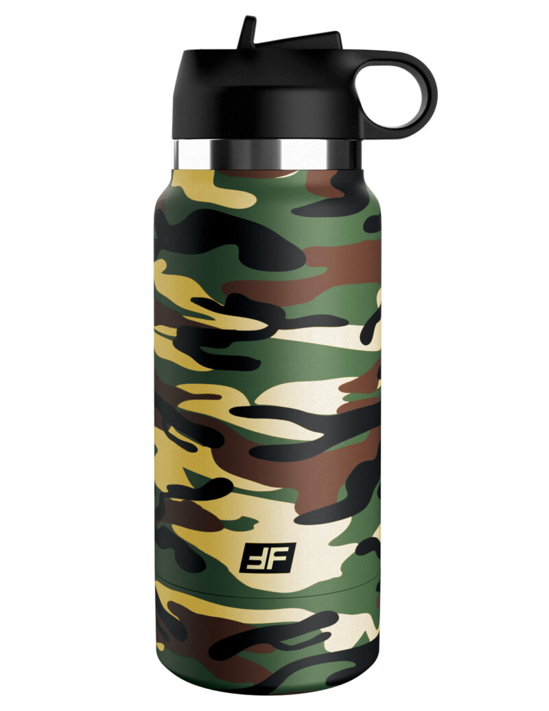 PDX Plus Fap Flask - Happy Camper Discreet Stroker- Frosted - Afbeelding 6