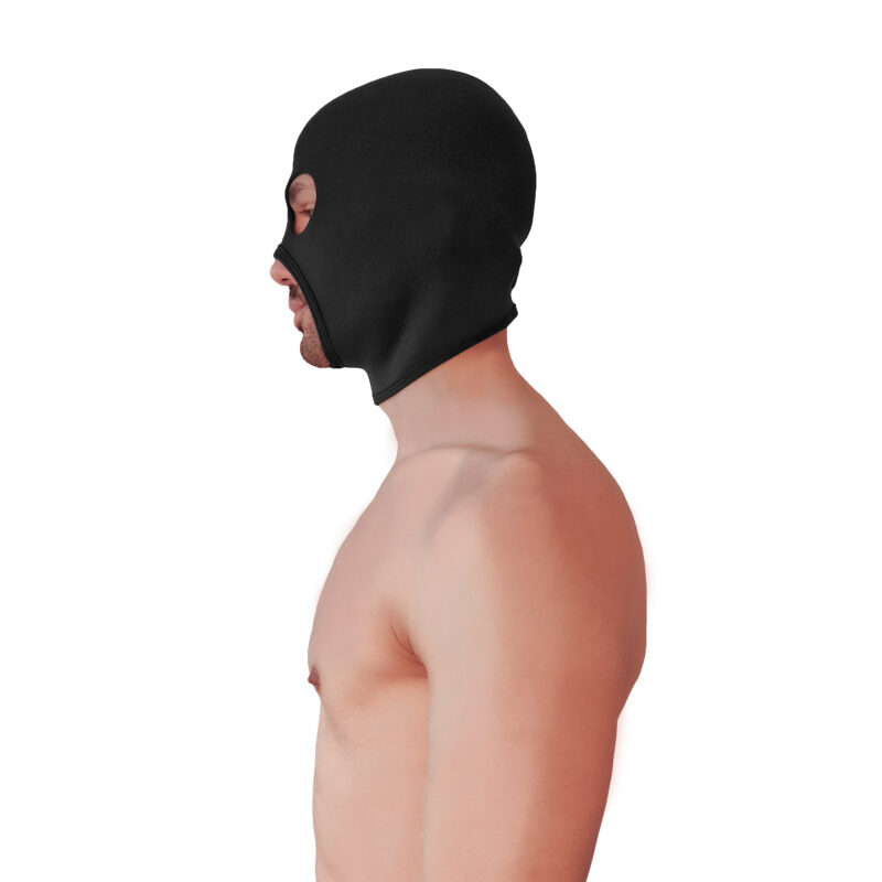 BRUTUS Neoprene Face Fucker Hood Black - Afbeelding 4