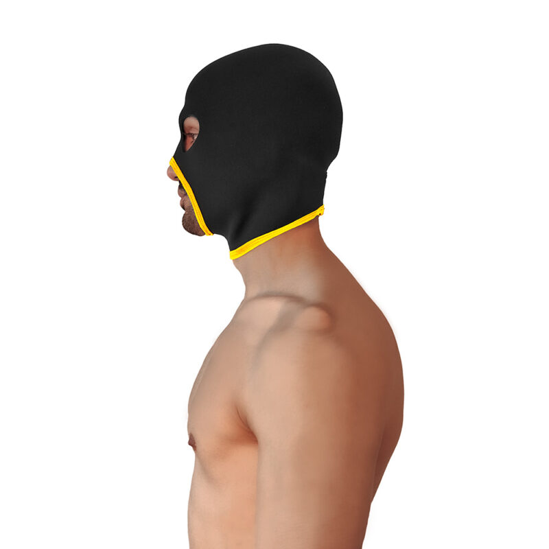 BRUTUS Neoprene Face Fucker Hood Yellow - Afbeelding 4