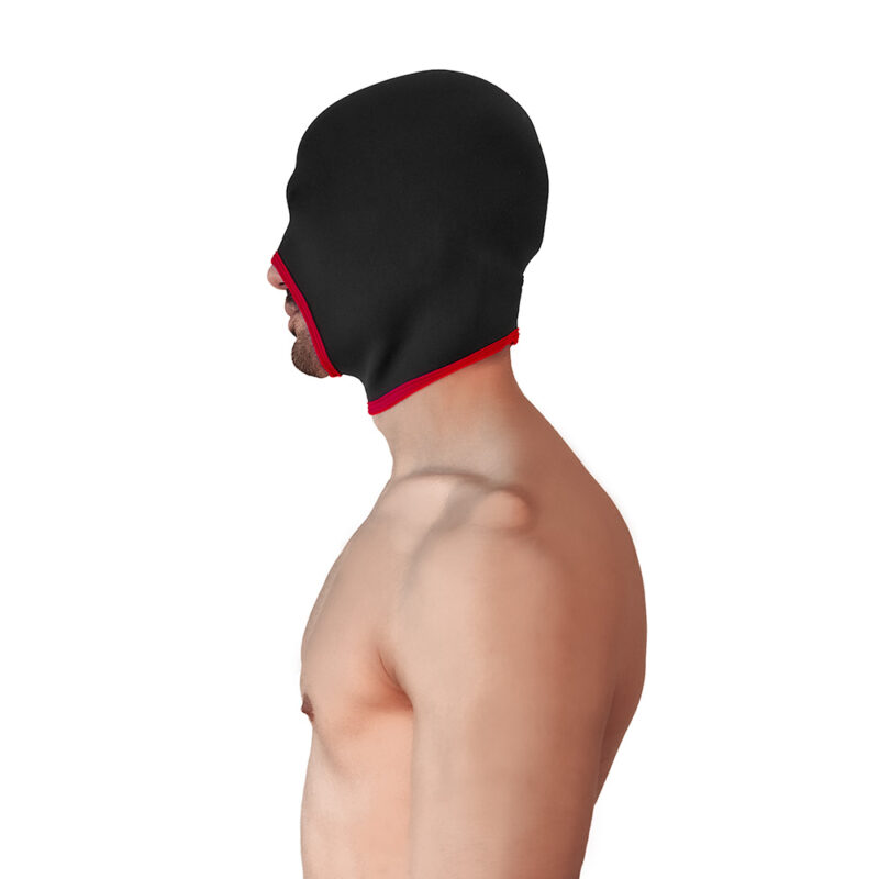 BRUTUS Blind Neoprene Face Fucker Hood Red - Afbeelding 2