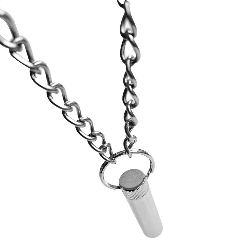 Stainless Steel Inhaler on Chain - Afbeelding 3