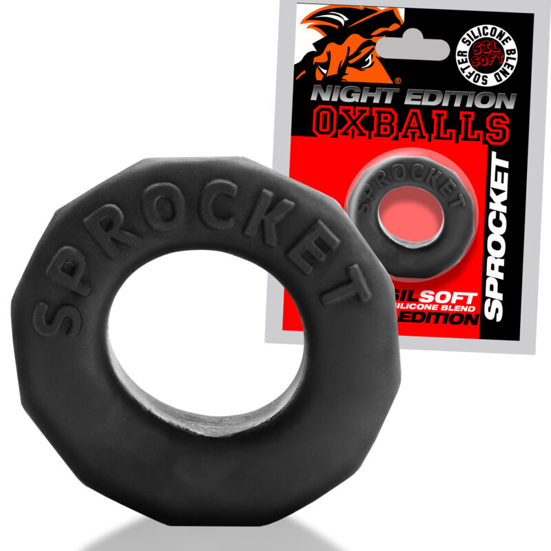 [SIL/TPR] SPROCKET Cockring Night Edition - Afbeelding 5