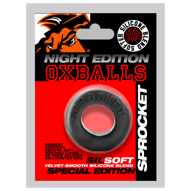 [SIL/TPR] SPROCKET Cockring Night Edition - Afbeelding 6