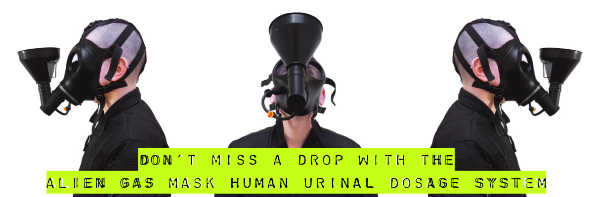 alien gas mask urinal