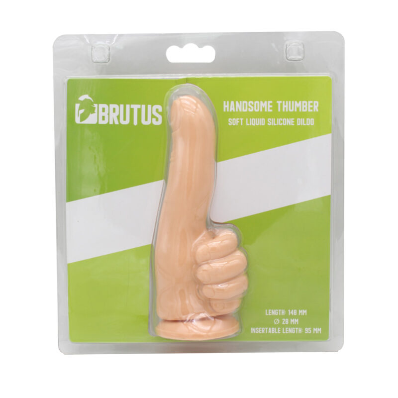 BRUTUS HANDSOME THUMBER Silicone Dildo S - Afbeelding 4