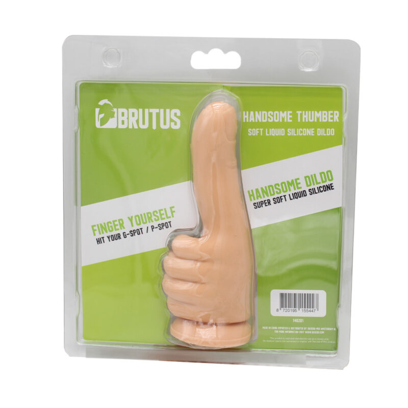 BRUTUS HANDSOME THUMBER Silicone Dildo S - Afbeelding 5