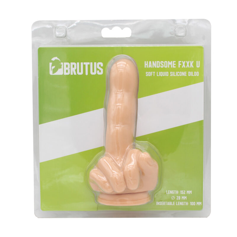 BRUTUS HANDSOME FXXK U Silicone Dildo S - Afbeelding 4