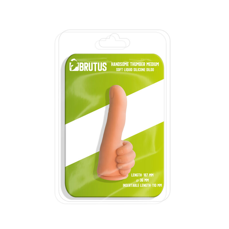 BRUTUS HANDSOME THUMBER Silicone Dildo M - Afbeelding 5