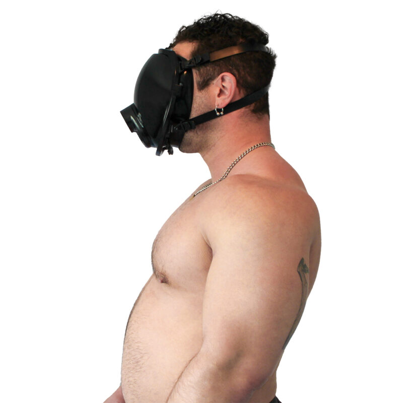 GASMASTER Black MSX Smoke Full Visor Gas Mask - Afbeelding 5