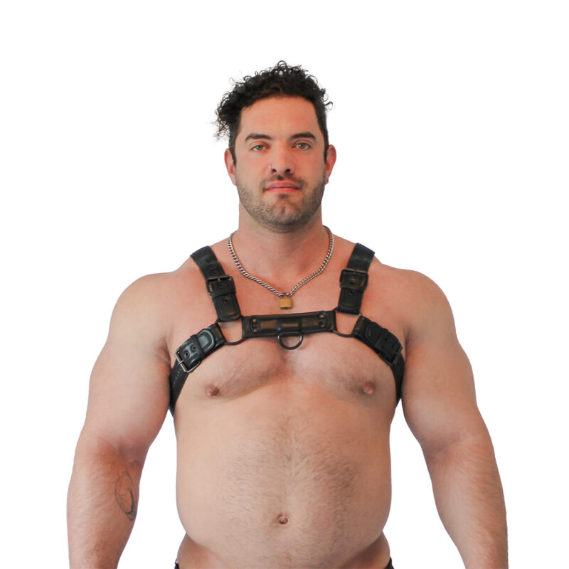 BRUTUS Vegan Puppy Harness Black-Black - Afbeelding 2
