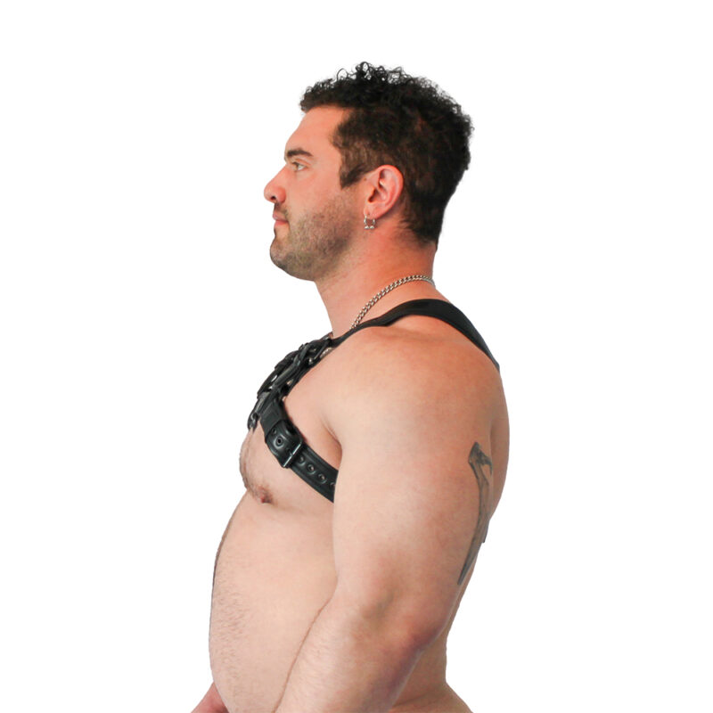 BRUTUS Vegan Puppy Harness Black-Black - Afbeelding 3