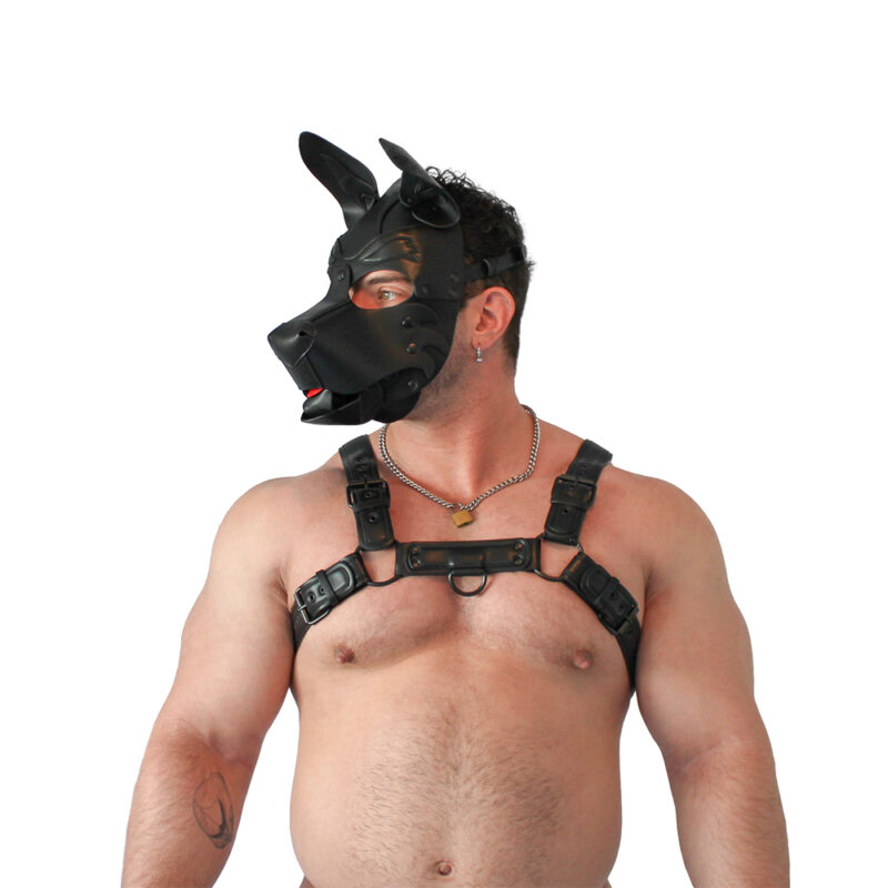 BRUTUS Vegan Puppy Harness Black-Black - Afbeelding 6