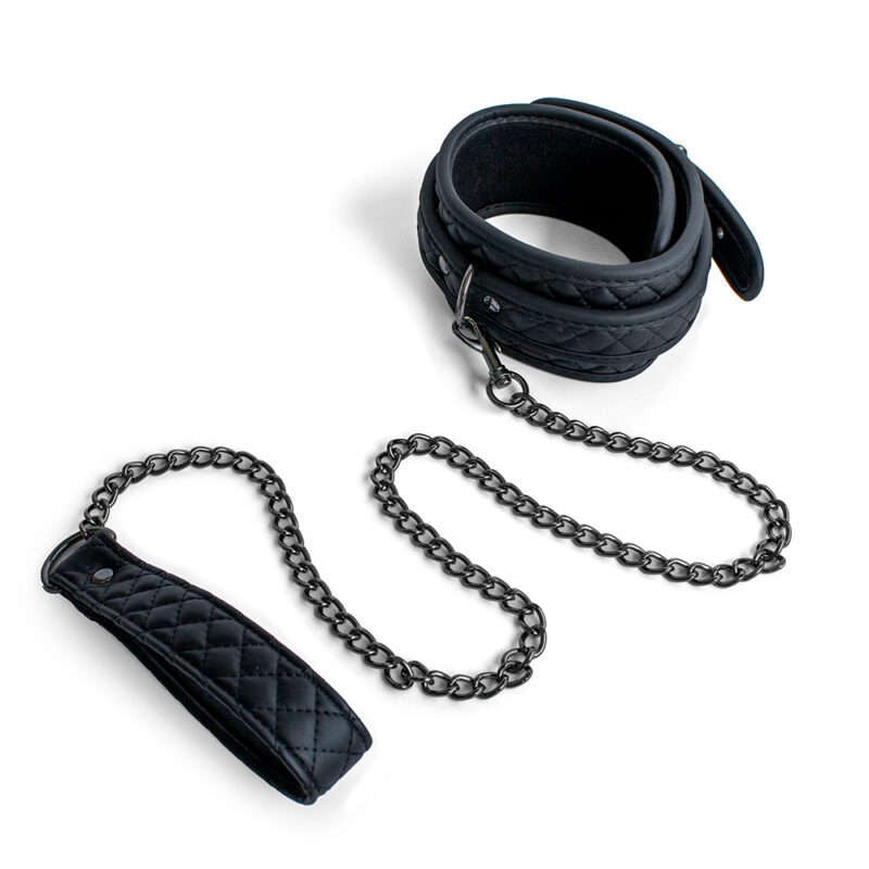 SODORRA Vegan + Neo Diamond Collar w Leash - Afbeelding 4