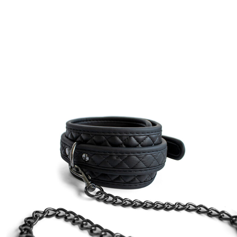 SODORRA Vegan + Neo Diamond Collar w Leash - Afbeelding 3