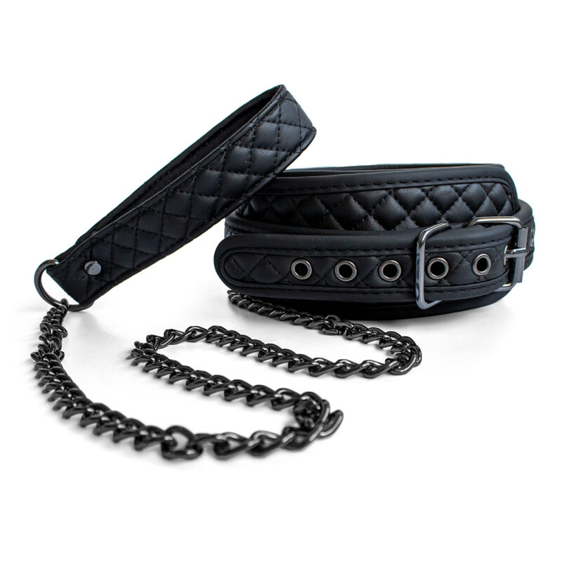 SODORRA Vegan + Neo Diamond Collar w Leash - Afbeelding 2