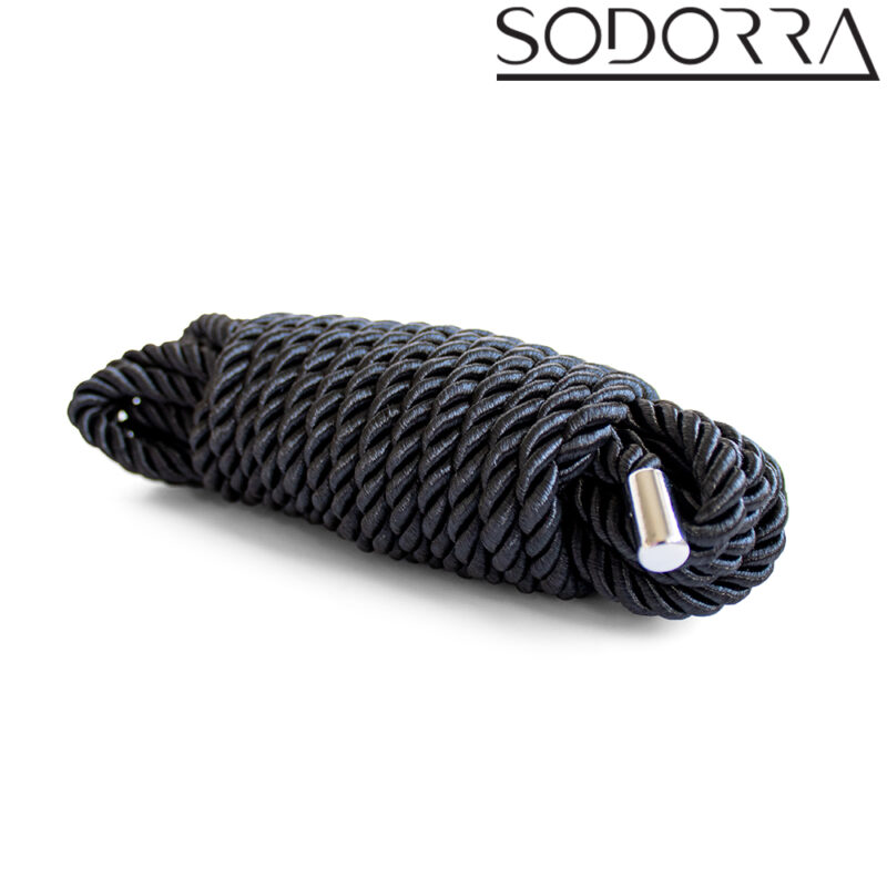 SODORRA Bondage Rope Black 5 m. - Afbeelding 5