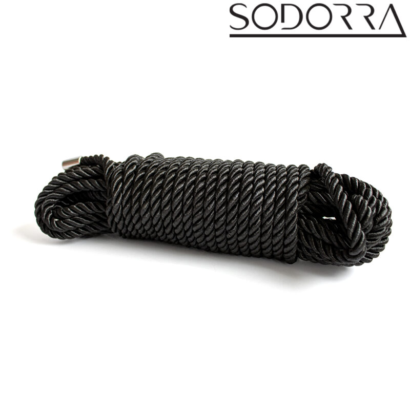 SODORRA Bondage Rope Black 10 m. - Afbeelding 5