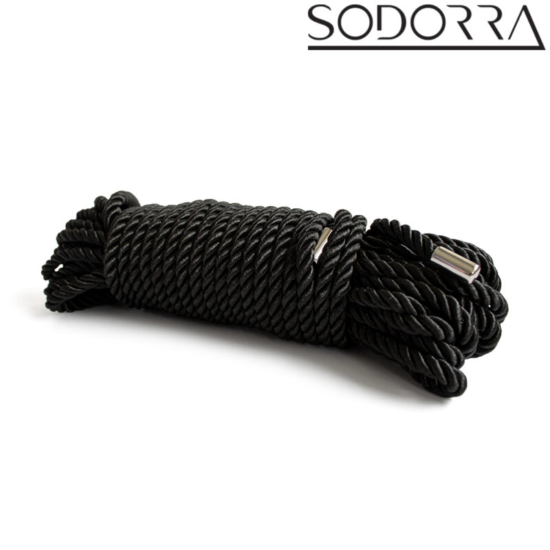 SODORRA Bondage Rope Black 10 m. - Afbeelding 4