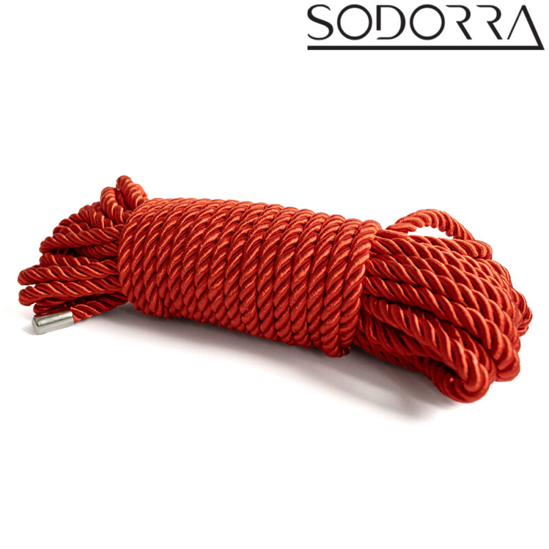 SODORRA Bondage Rope Red 10 m. - Afbeelding 4