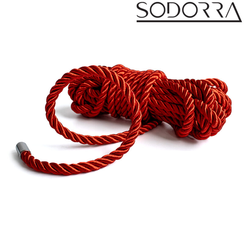 SODORRA Bondage Rope Red 10 m. - Afbeelding 6